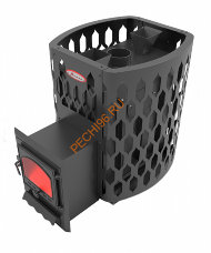 Печь банная Волга Таганай Мини 22 ЗК ВТК стекло Онего, 6 мм Печь банная Волга Таганай Мини 22 ЗК ВТК стекло Онего, 6 мм