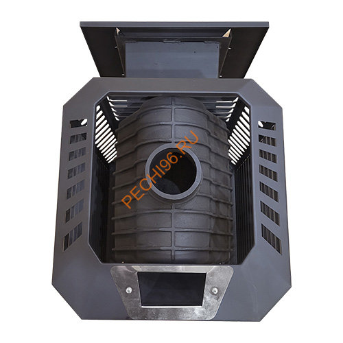 Чугунная банная печь Пегас 16 NEXT ДТ4 сетка премиум