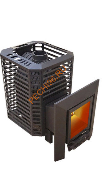 Чугунная банная печь Пегас 26 NEXT ДТ 4С сетка премиум