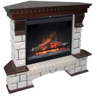 Электрокамин Dimplex Pierre Luxe с очагом Symphony 26 DF2624-L темный дуб угловой