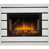 Электрокамин Electrolux EFP/P-3020LS N с порталом Firelight Moderno 30, белый дуб