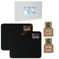 Комплект управления SAWO INNOVA STEEL TOUCH S Combi до 30 кВт, черный