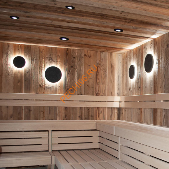 Светильник для сауны светодиодный Licht-2000 Stonelight round Solo, 240 мм, теплый белый