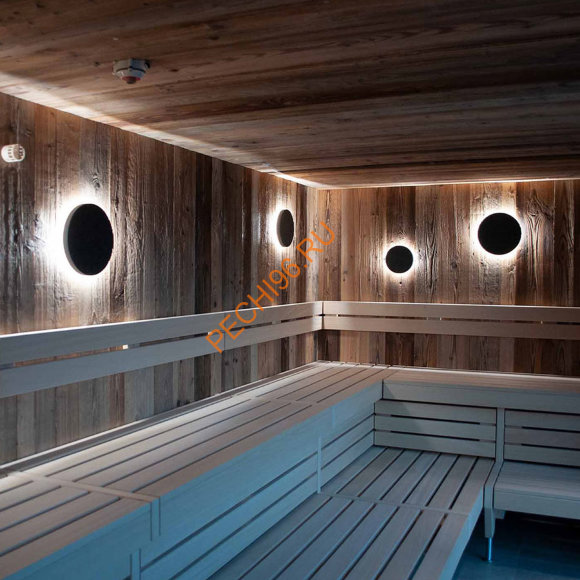 Светильник для сауны светодиодный Licht-2000 Stonelight round Solo, 240 мм, теплый белый