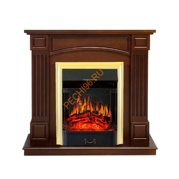 Электрокамин Royal Flame Boston темный дуб с очагом Majestic FX Электрокамин Royal Flame Boston темный дуб с очагом Majestic FX
