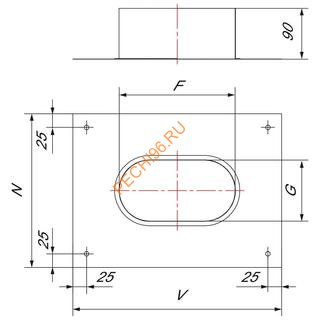 Крышка шахты Вулкан VOR 100x200