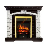 Электрокамин Royal Flame Glasgow венге/белый с очагом Fobos FX Электрокамин Royal Flame Glasgow венге/белый с очагом Fobos FX