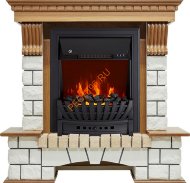 Электрокамин Royal Flame Pierre Luxe угловой дуб с очагом Aspen Электрокамин Royal Flame Pierre Luxe угловой дуб с очагом Aspen