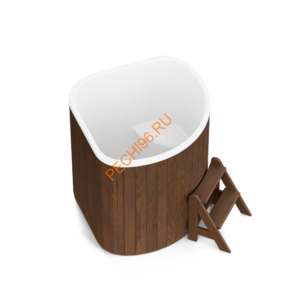 Купель композитная Polarspa CORNER 130 термобереза темная