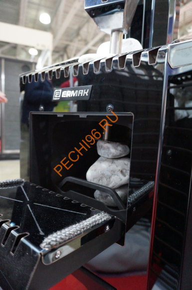Печь банная Ермак Люкс BLACK 30 сталь