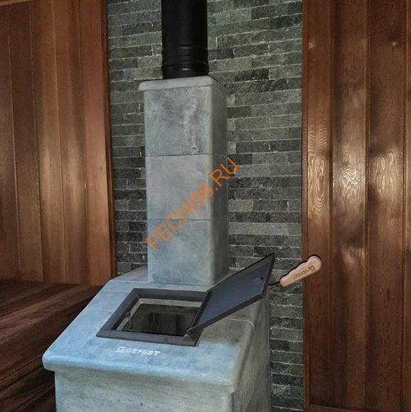 Печь банная GFS ЗК 25П в облицовке Президент 1020/60 Талькомагнезит