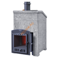 Печь банная Гефест GFS ЗК 25П2 в облицовке Президент 1020/60 Талькомагнезит