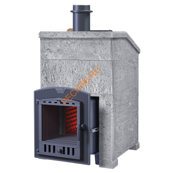 Печь банная Гефест GFS ЗК 25П2 в облицовке Президент 1020/60 Талькомагнезит