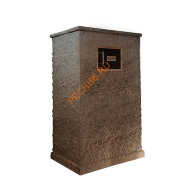 Печь банная KLOVER RT-100RV Талькомагнезит Скала с прямыми углами