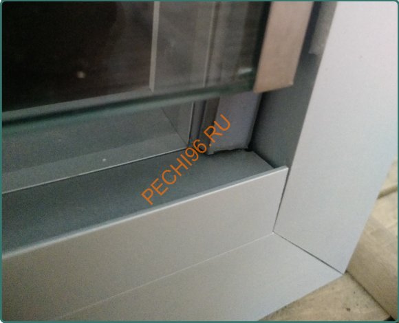 Дверь в хамам стеклянная Арта Премьер 60G Бронза, коробка алюминий с порогом