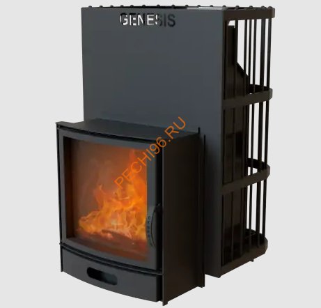 Печь-камин банная Термосфера Genesis GN 300 СС, AISI 430