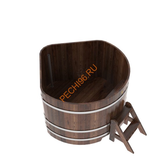 Купель для бани BentWood угловая из морёной лиственницы Премиум, 1,37х1,37 м Купель для бани BentWood угловая из морёной лиственницы Премиум, 1,37х1,37 м