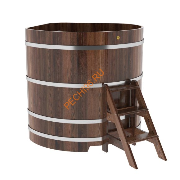 Купель для бани BentWood угловая из морёной лиственницы Премиум, 1,37х1,37 м Купель для бани BentWood угловая из морёной лиственницы Премиум, 1,37х1,37 м