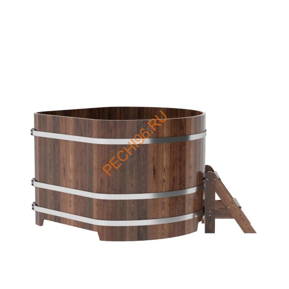 Купель для бани BentWood угловая из морёной лиственницы Премиум, 1,37х1,37 м Купель для бани BentWood угловая из морёной лиственницы Премиум, 1,37х1,37 м