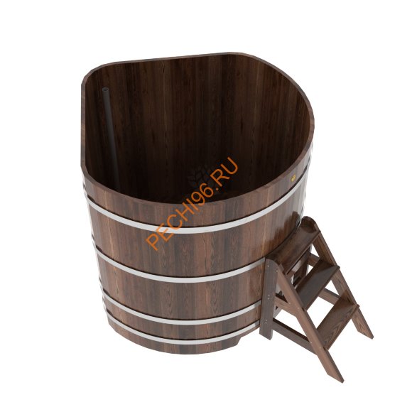 Купель для бани BentWood угловая из морёной лиственницы Премиум, 1,37х1,37 м Купель для бани BentWood угловая из морёной лиственницы Премиум, 1,37х1,37 м