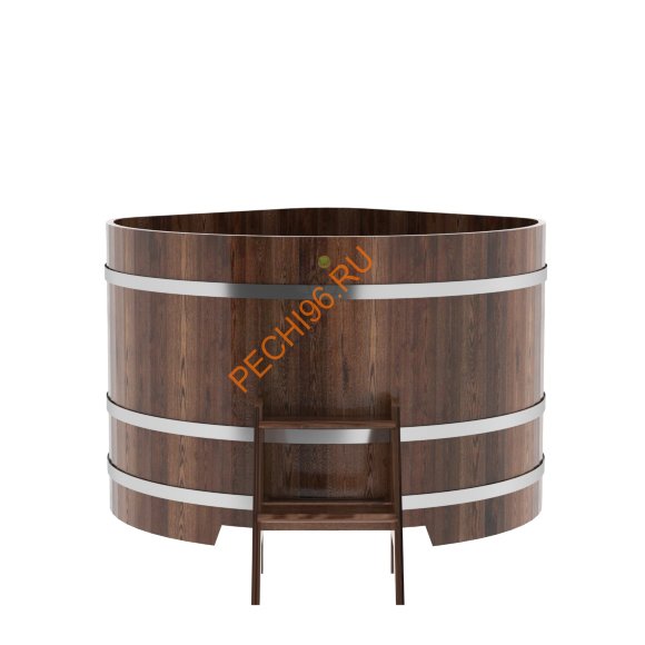 Купель для бани BentWood угловая из морёной лиственницы Премиум, 1,37х1,37 м Купель для бани BentWood угловая из морёной лиственницы Премиум, 1,37х1,37 м