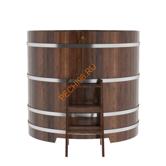 Купель для бани BentWood угловая из морёной лиственницы Премиум, 1,37х1,37 м Купель для бани BentWood угловая из морёной лиственницы Премиум, 1,37х1,37 м