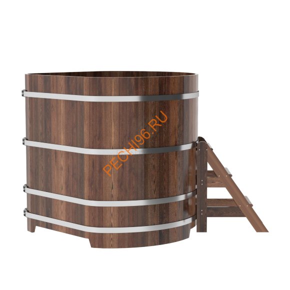 Купель для бани BentWood угловая из морёной лиственницы Премиум, 1,37х1,37 м Купель для бани BentWood угловая из морёной лиственницы Премиум, 1,37х1,37 м