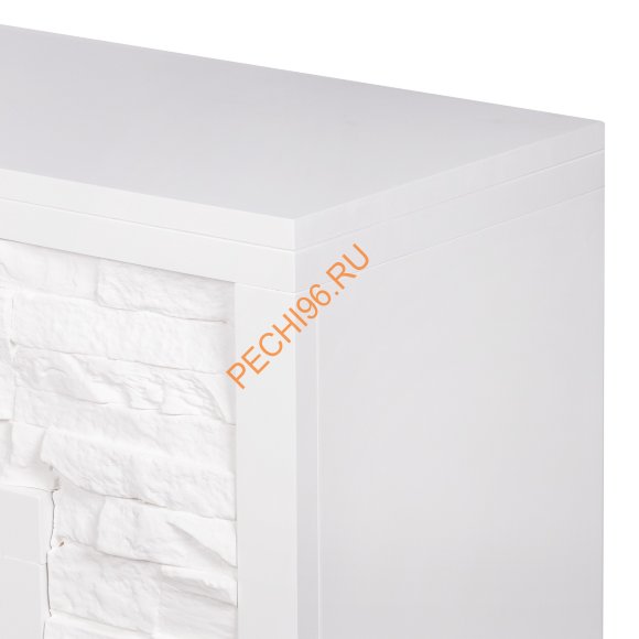 Электрокамин Electrolux Sphere Plus EFP/P-3320RLS N с порталом Firelight Loft 30, камень белый, белая эмаль