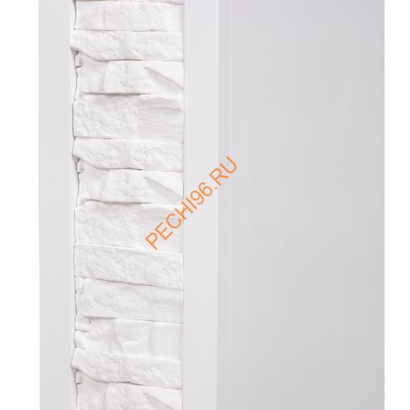 Электрокамин Electrolux Sphere Plus EFP/P-3320RLS N с порталом Firelight Loft 30, камень белый, белая эмаль