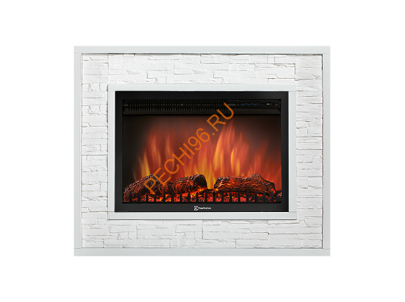 Электрокамин Electrolux Sphere Plus EFP/P-3320RLS с порталом Firelight Loft 30, камень белый, белая эмаль
