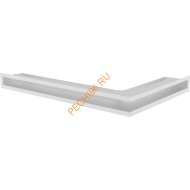 Люфт Kratki NP/L6/40/B угловой белый 600x400 мм