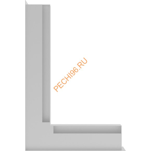 Люфт Kratki NP/L6/40/B угловой белый 600x400 мм