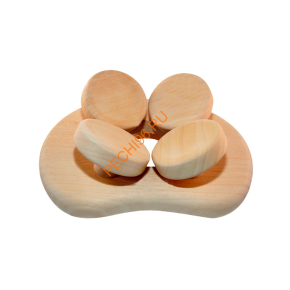 Подголовник для сауны Blumenberg 4-х точечный из осины Подголовник для сауны Blumenberg 4-х точечный из осины