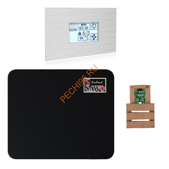 Комплект управления SAWO INNOVA STEEL TOUCH S до 15 кВт, черный Комплект управления SAWO INNOVA STEEL TOUCH S до 15 кВт, черный