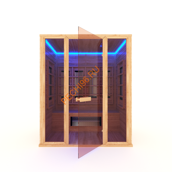 Инфракрасная кабина НКЗ 5-местная прямая из кедра