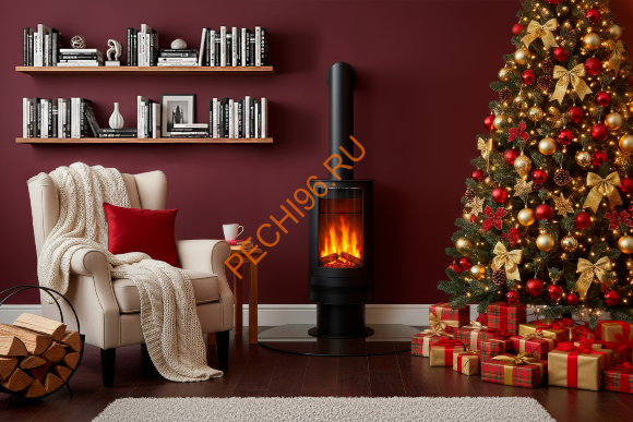 Электрокамин British Fires Ashurst Barrel Stove Электрокамин British Fires Ashurst Barrel Stove