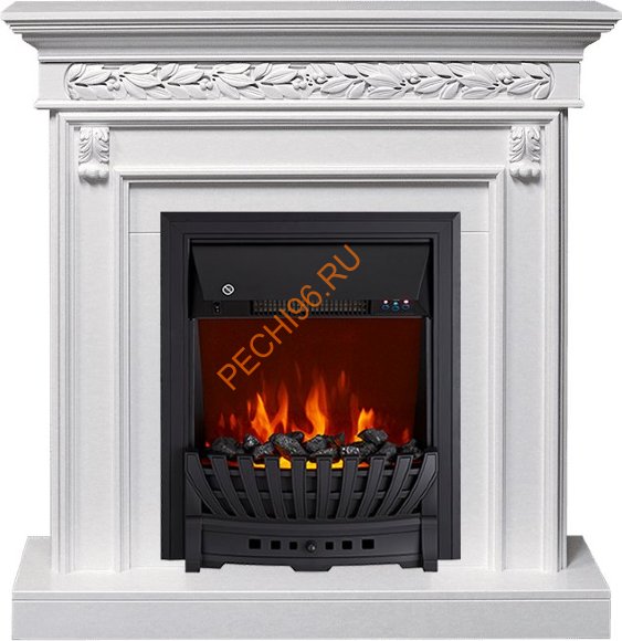 Электрокамин Royal Flame Valletta белый с очагом Aspen Электрокамин Royal Flame Valletta белый с очагом Aspen