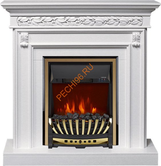 Электрокамин Royal Flame Valletta белый с очагом Aspen Электрокамин Royal Flame Valletta белый с очагом Aspen