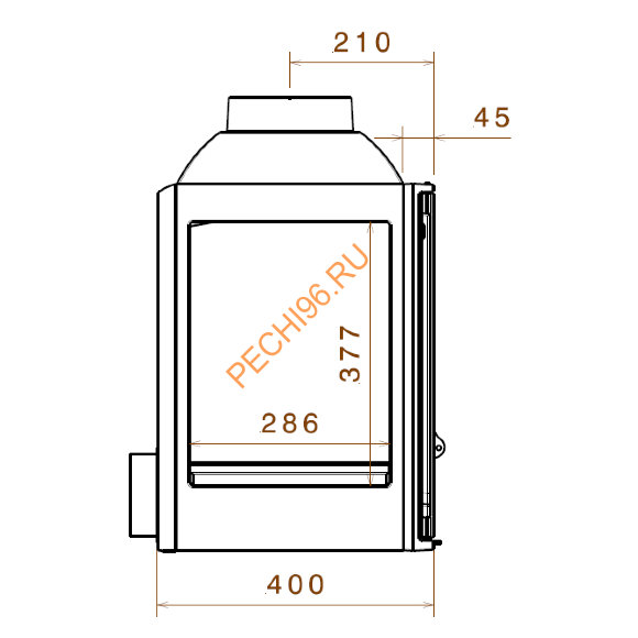 Каминная топка Liseo Castiron LCI 5 GF L/R