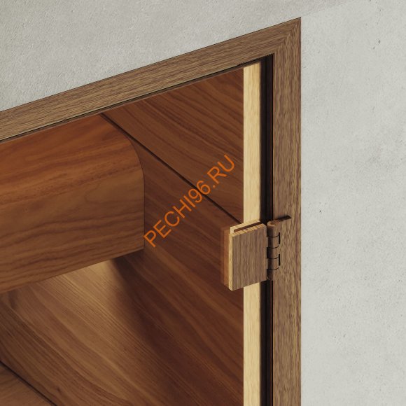 Дверь стеклянная DoorWood Хамам АРТ Wood 3 сатин