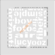 Вентиляционная решетка Kratki 17ABC/B 170х170 мм белая