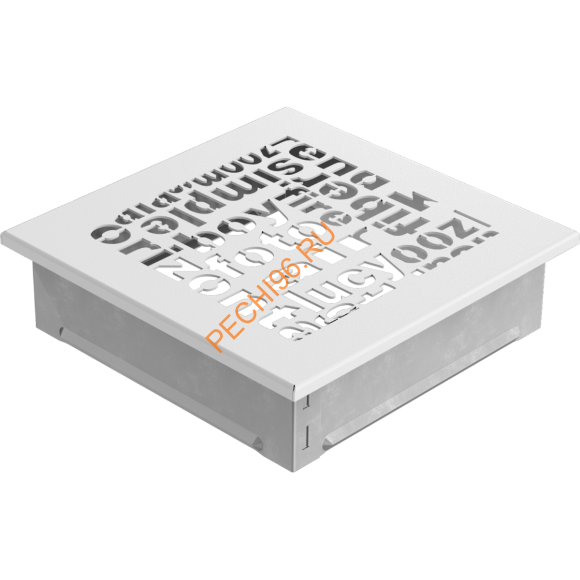 Вентиляционная решетка Kratki 17ABC/B 170х170 мм белая