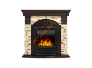 Электрокамин Electrolux Classic EFP/P-1020LS с порталом Firelight Torre Classic, сланец натуральный, венге Электрокамин Electrolux Classic EFP/P-1020LS с порталом Firelight Torre Classic, сланец натуральный, венге