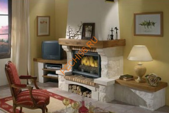 Дровяной камин CHAZELLES Feurance 156 с топкой C801LV Дровяной камин CHAZELLES Feurance 156 с топкой C801LV