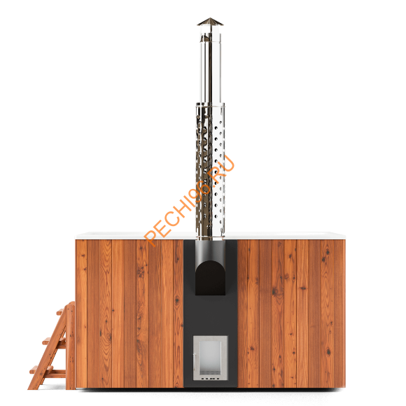 Купель композитная Polarspa ELITE QUATTRO 200 термобереза светлая