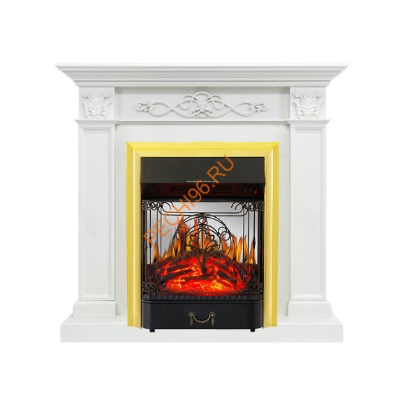 Электрокамин Royal Flame Verona белый дуб с очагом Majestic FX M