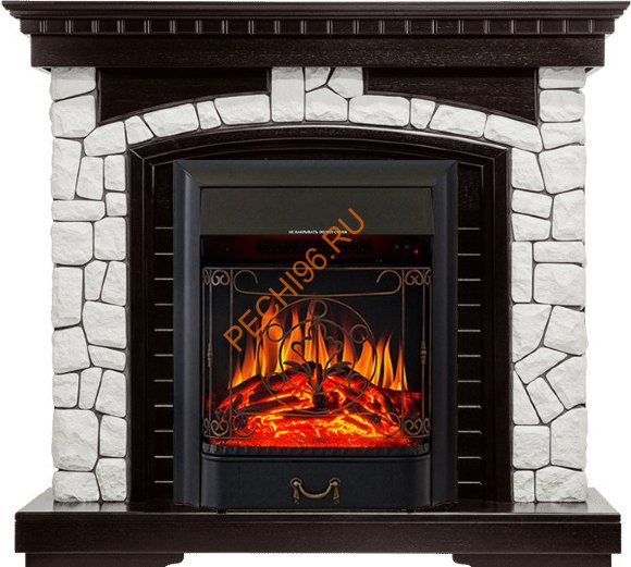 Электрокамин Royal Flame Glasgow венге/белый с очагом Majestic FX
