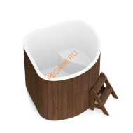 Купель композитная Polarspa CORNER 160 термобереза темная Купель композитная Polarspa CORNER 160 термобереза темная