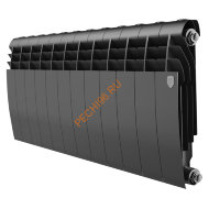 Радиатор биметаллический Royal Thermo BILINER B 350 Чёрный, 12 секций