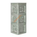 Печь банная Эверест Легкий пар Профи Чугун, НЗК, Талькохлорит Резная 3, S-50 мм